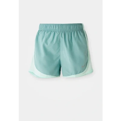 Image of Nike Tempo Dri FIT 3 Inch Running Shorts for Women Lightweight Green Performance Gear (Size L)
