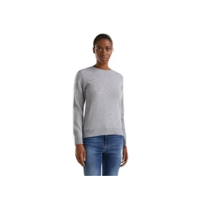 Image of United Colors of Benetton Women&#039;s Maglia G/C M/L 1002d1k01 Sweater, Grey, S