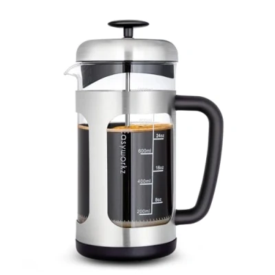 Image of Easyworkz Stainless Steel French Press 1000ml Coffee Tea Maker with Soft Grip Handle