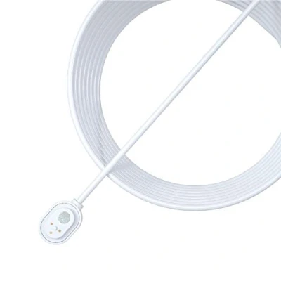 Image of Arlo Certified Accessory Outdoor Magnetic Charging Cable, 25 ft, Designed for Ultra, Ultra 2 (+XL), Pro 3, 4 5, Go &amp; Floodlight Cameras, White