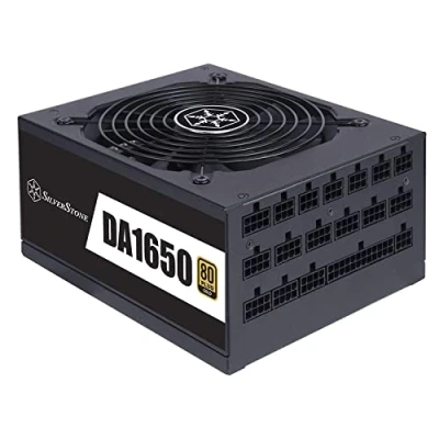 Image of SilverStone Technology DA1650 Gold, 80 PLUS Gold 1650W fully modular ATX power supply, SST G