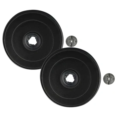 Image of vhbw 2x Activated Carbon Filter compatible with Zanussi ZH6024N, ZH6020B2W2, ZH6021, ZH6020, ZH6021B, ZH6021W, ZH6024 Extractor Hood 2.3 cm