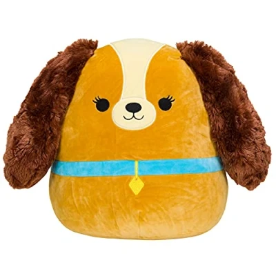 Image of Squishmallows Disney 14 Inch Lady Plush Add to your Squad, Ultrasoft Stuffed Animal Large Plush, Official Kellytoy