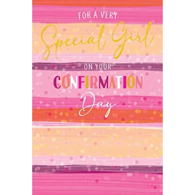 Image of For A Very Special Girl On Your Confirmation Day Card Lovely Verse