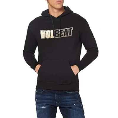 Image of Band Monkey Volbeat Unisex Pullover Hoodie Bleeding Crown Skull (Back Print) Multicoloured