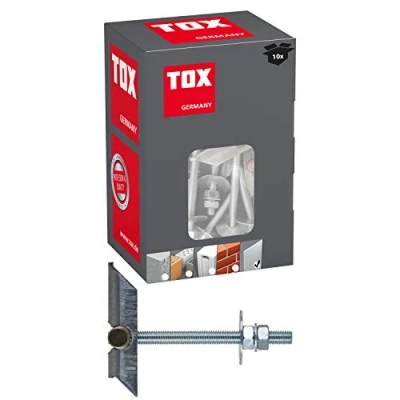 Image of TOX Spagat Pro M8 mm tilt plug, 10 pieces, 023100171, silver