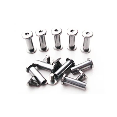 Image of Pocket Knife Corby Bolts,Folding Knives Pivot Pins,EDC Knifemakers Screw Fasteners Rivets,DIY Handle Studs,Pack of 10 (8mm)