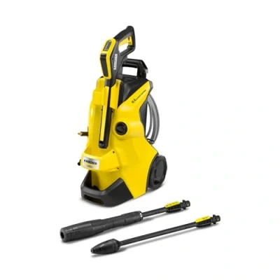 Image of Kärcher K 4 Power Control Flex Pressure Washer, Pressure: max. 130 bar, Flow Rate: 420 l/h, Area Coverage: 30 m²/h, Water Filter, Weight: 11.5 kg, High Hose, Dirt Blaster, Spray Lance