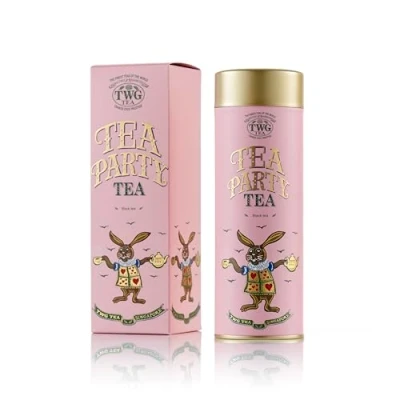 Image of TWG Tea Party Loose Leaf Black Marigold &amp; Tropical Fruits Haute Couture Tin, 100g Gift Set