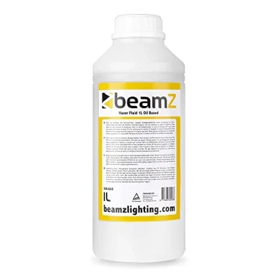 Image of beamz Hazer Machine Fluid 1 Litre Oil Based Refill Bottle DJ Party Long Lasting Effect