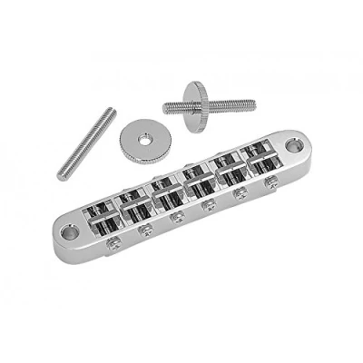 Image of Gotoh Nashville Tune O Matic Bridge Small Posts Chrome