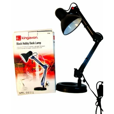 Image of Kingavon BB DL204 E27 Hobby Desk Lamp Black