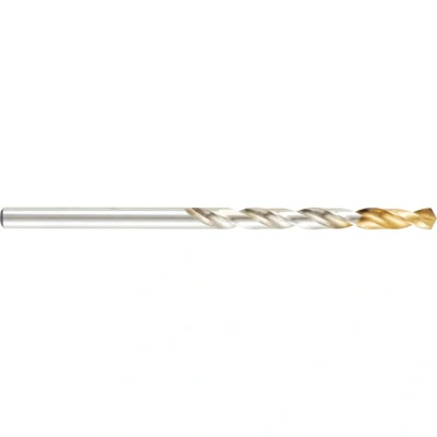 Image of Dormer A002 HSS High Speed Steel Jobber Drill Bit with 118 Degree Tin Tipped Split Point, Pack of 5pcs