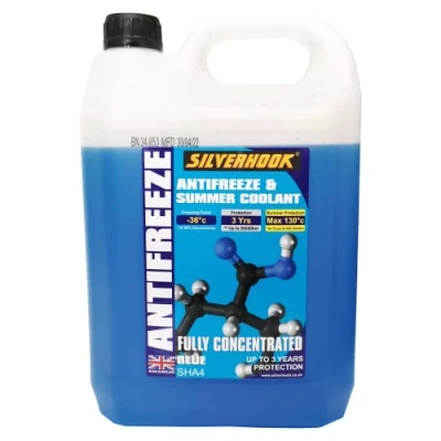 Image of SILVERHOOK CONCENTRATED BLUE ANTIFREEZE &amp; SUMMER COOLANT 4.54 LITRES