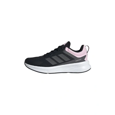 Image of adidas Fortarun 4.0 Shoes Junior, Core Black/Grey Six/Clear Pink, 4.5 UK Child
