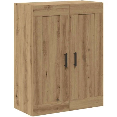 Image of vidaXL Wall Mounted Cabinet Storage Cupboard Artisan Oak, Durable Engineered Wood, Space Saving Design, 69.5 x 34 90 cm