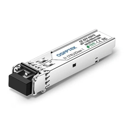 Image of QSFPTEK 1.25G Gigabit SFP Fiber Module, 1000BASE SX Multimode LC Mini GBIC Transceiver 850nm 550m DDM for Juniper EX 1GE SX/QFX SX, Ubiquiti, Netgear, Mikrotik, D Link, TP Link