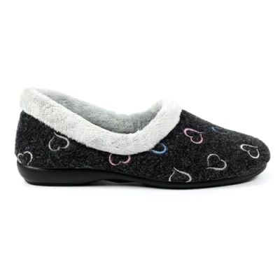Image of Ladies Sandino Black Slipper 7