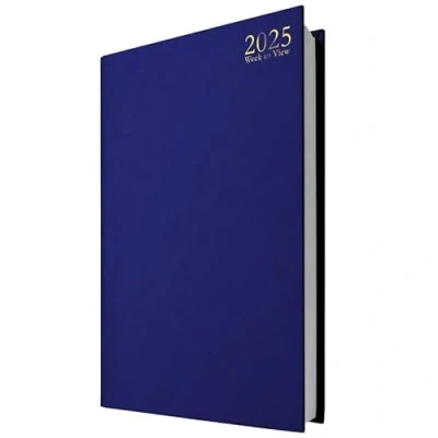 Image of ZYBUX Appointment Diary 2025 Week to View Weekly Planner, Daily Planner Calendar (A4, Blue)