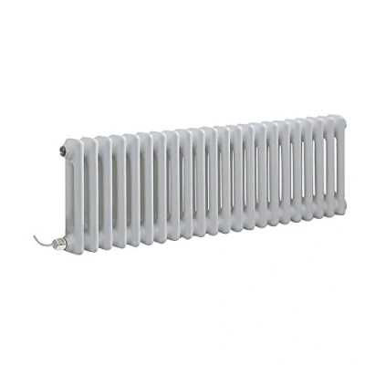 Image of Milano Windsor 800W White Cast Iron Style Horizontal Double Column Electric Radiator 300mm x 1010mm