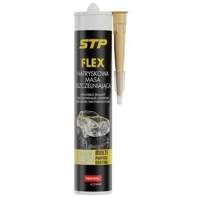 Image of Novol STP FLEX SPRAY Sprayable SEALER 290ML BEIGE Autobody Refinish Car Automotive Paint Repair
