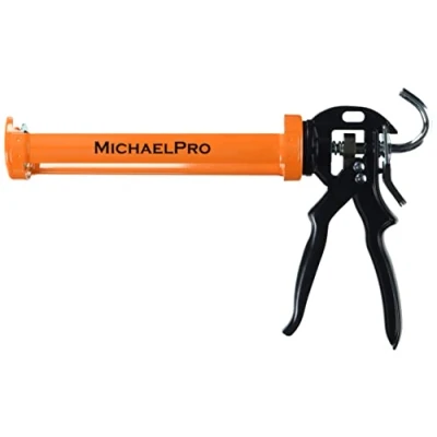 Image of MichaelPro MP013004 Professional Drip Free Caulking Gun with 18:1 Thrust Ratio, 10oz Anti Caulk Gun, Silicone Applicator Sealant (18:1)