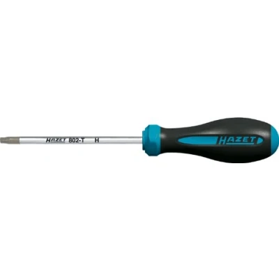 Image of HAZET 802 T25H Tamper Resistant Torx Profile T 25 H HEXAnamic Screwdriver Multi Colour