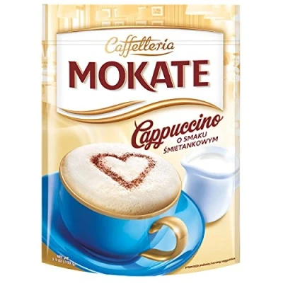 Image of Mokate Cream flavour Cappuccino 110 g Classic hot drink Caffetteria
