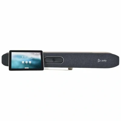 Image of POLY Studio X50 Video Conferencing Camera TC8 Touch Controller Kit UHD 2160p (4K) Capture, 5x Zoom, 120º FOV, 8&quot; (1280 X 800) Screen, Stereo Speakers, Noise Blocking, Auto Tracking (Renewed)