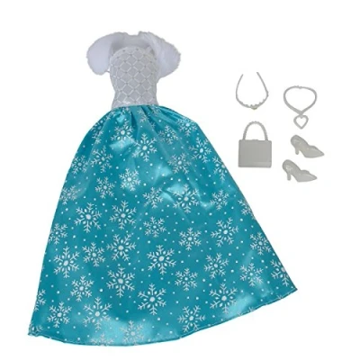 Image of Simba Steffi Love Ice Princess 105723205 Beautiful Dress with Accessories for All 29 cm Dressing Dolls, without Doll, from 3 Years