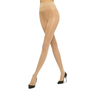 Image of Wolford Women Satin Touch 20 Tights, Ladies hosiery,transparent,sheer,translucent,shimmering,4273 cosmetic,XXL