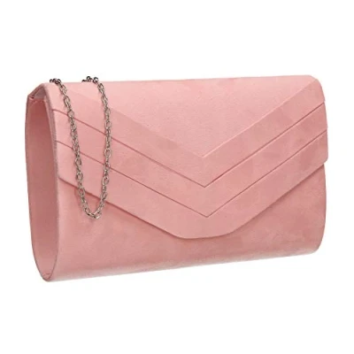 Image of SWANKYSWANS Women&#039;s Samantha Clutch Bag, Pink, One Size