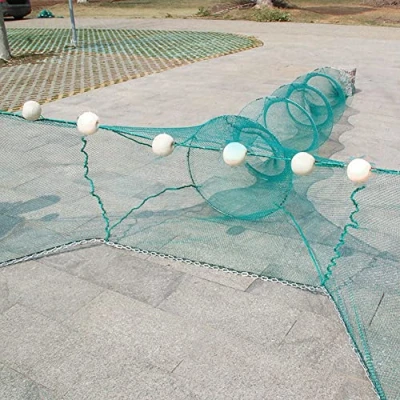 Image of Lawaia Crawfish Trap Fish Fishing Net Collapsible Crab Trap/Portable Folded for