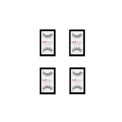 Image of TI Red Cherry Eyelashes #WSP Wispy Multipack (4 Pairs) Professional Real Hair 4 Pairs Eye Lashes for a Natural Look