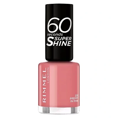 Image of Rimmel London 60 Seconds nail polish Preppy In Pink 8ml