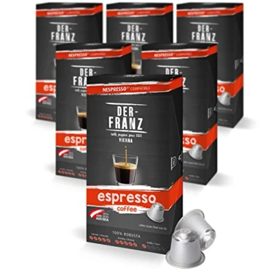 Image of Nespresso Compatible Coffee Capsules, 6 x 10 Espresso