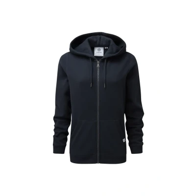 Image of TOG24 Mia Womens Supersoft Brushed Back Fleece Full Zip Ultra Warm Premium Hoody Sweatshirt Dark Indigo