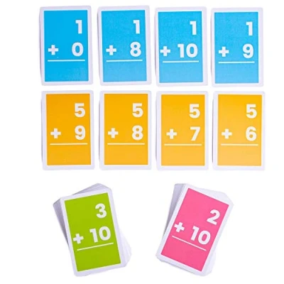 Image of Bigjigs Toys Flashcards (Additions) Educational Card Game For Children, Maths Games, Kids Early Learning Resources, Age 3 Years +