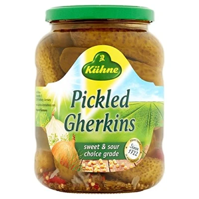 Image of Kühne Pickled Gherkins 670g (Drained Weight 360g) (Pack of 670g)