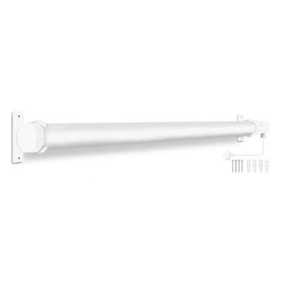 Image of Prem I air Tubular Heater 4FT 180W for Kitchen, Work Rooms, Conservatory, Green House Back Ground Heat, Low Energy Frost Protection, Quiet Operation, Thermal Protection With Bracket White