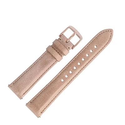 Image of Fossil leather 18 mm watch strap, 16 mm, beige ES 3816, LB ES3816.
