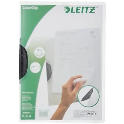 Image of Leitz 41750095 A4 Color Clip File Black
