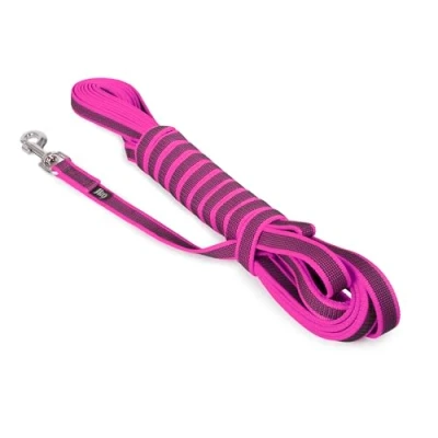 Image of Color &amp; Gray Super Grip Leash with Handle, 20 mm x 10 m, Pink
