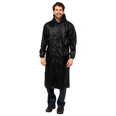 Image of Undercover Mens Long Waterproof Jacket JK516 Black Small