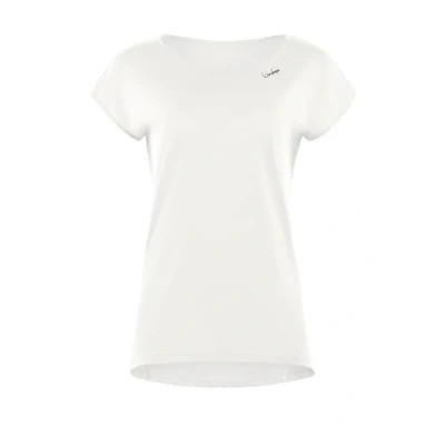 Image of WINSHAPE Women&#039;s Ultra Light Modal Short Sleeve Shirt with Rounded Hem MCT013, All Fit Style T Shirt, Womens, Vanilla White, XXL