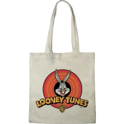 Image of cotton division Bugs Bunny Looney Bag Reference: BWLOONEBB003 Ecru 38 x 40 cm