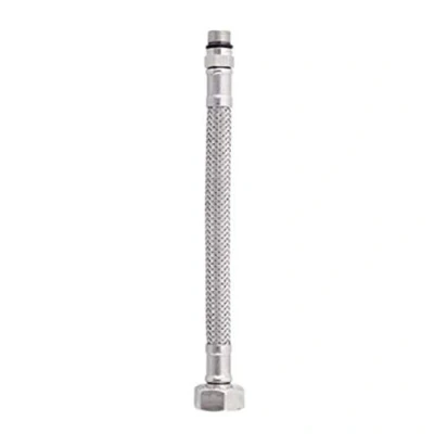 Image of 20cm Long M12 x 1/2&quot; Inch BSP Flexible Tap Connector Faucet Tail Hose Water Pipe