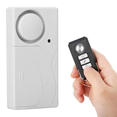 Image of ASHATA Magnetic Door Window Alarm Sensor, MR 03R Wireless Remote Control Open Password Anti theft for Rental Apartments/Commercial Suites or Single Apartments.