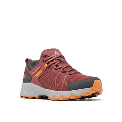 Image of Columbia Women&#039;s Peakfreak 2 Outdry Waterproof Low Rise Hiking Shoes, Red (Beetroot x Sundance), 5 UK