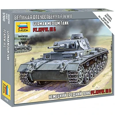 Image of Zvezda German Medium Tank Pz.Kp.fw III G